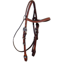 Cowperson Tack Sterling Silver on Iron Show Trophy Western Browband Headstall - £215.85 GBP