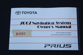 2007 TOYOTA PRIUS OWNER&#39;S AND OPERATOR&#39;S MANUAL BOOK K4717 - $59.80