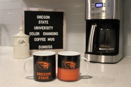 Color Changing! Oregon State University Beavers NCAA ThermoH Exray Ceramic Coffe - £11.79 GBP