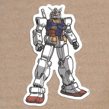 Transformers RX-78-2 Gundam - Vinyl Sticker 3.5&quot; x 2.25&quot;  Waterproof Dur... - £3.86 GBP