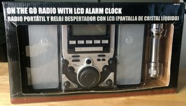 ON THE GO Radio with LCD Alarm Clock - EMERGENCY RADIO - IBT Radio w/ Alarm - £18.59 GBP