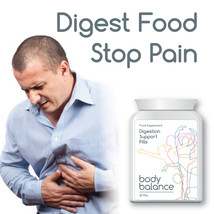 BODY BALANCE DIGESTION SUPPORT PILLS TABLET NO STOMACH PAIN STOP BLOATIN... - $28.99