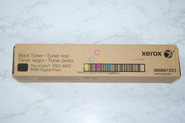New OEM Xerox DocuColor 7002, 8002, 8080  Black Toner Cartridge 006R01553 - £46.72 GBP