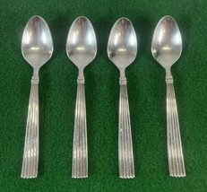 4 teaspoons Reed &amp; Barton 6 1/8&quot; CRESCENDO Stainless 18/8 Silverware - £63.45 GBP