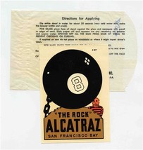 The Rock Alcatraz San Francisco Bay California Decal in Instruction Sleeve - £4.73 GBP