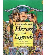 Look and Find Heroes and Legends: Pecos Bill, Tarzan, Johnny Appleseed, ... - £6.55 GBP