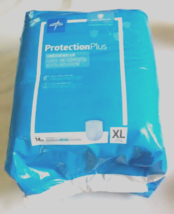Medline Protection Plus Disposable Underware Qty 14 Size XL Super Absorbency - £22.35 GBP