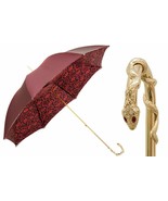 Pasotti Luxury Red Python Umbrella Woman New - £304.61 GBP