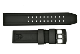 Genuine Luminox watch band Strap 23mm PU Navy Seal Series Black - £38.52 GBP