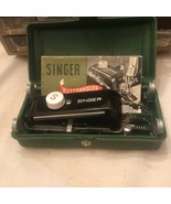 Vintage Singer Buttonholer Model 160506 with 5 Templates, Case, Manual - £15.72 GBP