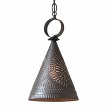 Madison Witch's Hat Hang Light in Kettle Black tin image 2