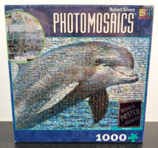 Photomosaics Dolphin 1000 Pc Puzzle Robert Silvers Buffalo Games Fun Gif... - $24.74