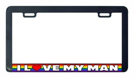 I Love My Men&#39;s Gay Pride Rainbow LGBTQ Plate Frame-
show original title

Ori... - £5.36 GBP