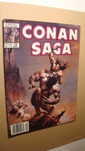 CONAN SAGA 13 *VF/NM 9.0* VALLEJO COVER ART R.E. HOWARD SAVAGE SWORD - £5.34 GBP