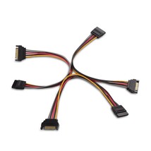 Cable Matters 3-Pack 15 Pin SATA Power Extension Cable 8 Inches, SATA Power Cabl - £13.33 GBP