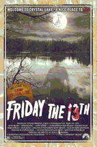 1980 Friday The 13th Welcome To Crystal Lake A Nice Place To Die Voorhees  - £2.43 GBP