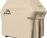 Beige Grill Cover 60&quot; Waterproof for Weber Brinkmann Charbroil Holland J... - £22.51 GBP