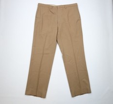 Vintage 70s Pendleton Mens 42x34 Distressed Flared Wide Leg Wool Pants Brown USA - £54.47 GBP