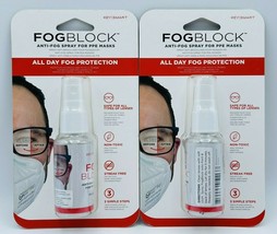 2x KeySmart Anti Fog Spray For PPE Masks All Day Fog Protection For Glas... - £11.01 GBP