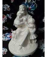 Ceramics Vtg Jesus Christ and Child Christian Religion Statue Lamb Porce... - $24.00