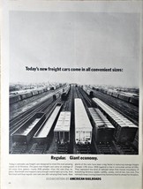 American Railroads Association Regular Giant Economy 1965 Vintage print ad - $10.69