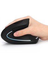 Ergonomic Mouse, Vertical Wireless Mouse - Rechargeable 2.4Ghz Optical V... - £34.51 GBP