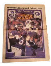 1980 Bob Lurtsema&#39;s Viking Report Ahmad Rashad Minnesota Vikings Newspaper NFL - £22.15 GBP
