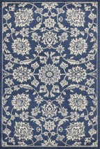 5 X 8 Denim Floral Vines Uv Treated Area Rug - $255.84 CAD