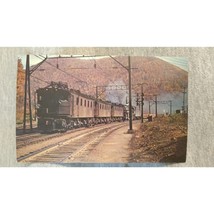 Boston &amp; Maine #2504 B&amp;M Electric Steam Power Train Locomotive Postcard - £3.11 GBP