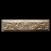 Crusader Templar Griffins Shield Symbol wall sculpture plaque in Bronze ... - €21,38 EUR