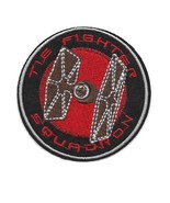 TIE FIGHTER SQUADRON IRON ON PATCH 3&quot; Round Embroidered Star Wars Fan - €3,60 EUR