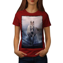 Wellcoda Horse Mystic Wild Animal Womens T-shirt, Sky Casual Design Printed Tee - £14.64 GBP+