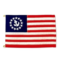 Yacht Ensign Nautical Boat Flag 20&quot; x 30&quot; Made in USA by Annin #251200WE NYL-GLO - £24.74 GBP