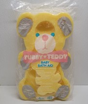 Vintage Crib Mates Tubby Teddy Baby Bath Yellow Sponge New NOS - $54.35