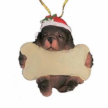 Dog Christmas Ornament-w/Bone Decoration Pet Gift-Personalize-Choose(#DT... - $2.94