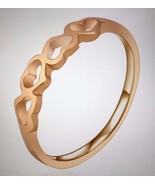 4 Heart Ring for Women gold look jewelry women&#39;s Size 7 - $180.68 MXN