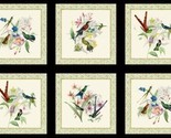 24&quot; X 44&quot; Panel Hummingbird Heaven Hummingbirds Nature Fabric Panel D409.38 - £6.82 GBP