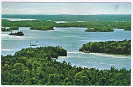 Advertising Card St Lawrence Islands Park 1000 Islands St Lawrence River - £2.35 GBP