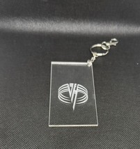 Van Halen Etched Acrylic Transparent Keychain With Clip - $10.00