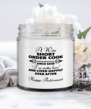 Short Order Cook Retirement Candle - Wise Once Said I&#39;m Outta Here And Lived  - £15.99 GBP