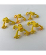 5x Yellow Replacement Frogs for Flippin Frogs Board Game 2007 Mattel - $7.31 CAD