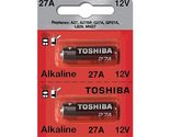 Toshiba Alkaline 27A GP27A MN27 A27BP 12 Volt Battery (10 Batteries) - £5.52 GBP+