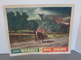 JIMMY WAKELY LOBBY CARD ENTERTAINMENT 11 X 14 WESTERN RANGE RENEGADES USA - $14.80