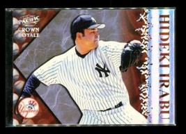 Vintage 1998 Pacific Crown Royale Baseball Trading Card #16 Hideki Irabu Yankees - £7.73 GBP