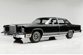 1979 Lincoln Continental Town Car blk | POSTER | 24X36 Inch | Vintage classic - £17.34 GBP