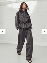 Uniqlo C Cotton Wide Pants Dark Gray Size 2 NWT - $59.90