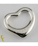 Tiffany &amp; Co. Sterling Silver Elsa Peretti Open Heart Pendant Small Size... - $247.50
