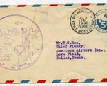 1931 First Flight Air Mail Cover AM 20 Fort Worth Dallas Texas to Chief ... - $14.85