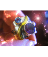 HAUNTED ARTISAN RING 9 HOUSES OF SORCERER&#39;S MAGICK WORLD OF RARE SECRET ... - $6,417.48 MXN