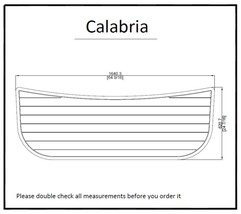 Calabria Swim Platform Pad Boat EVA Teak Decking 1/4&quot; 6mm - £181.64 GBP